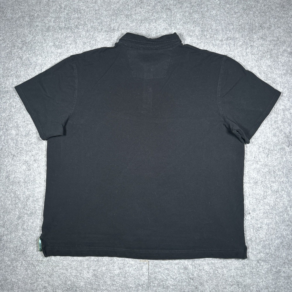 Robert Graham Polo Shirt Men's Size 2XL Black Collared Preppy Short Sleeve - Picture 10 of 13